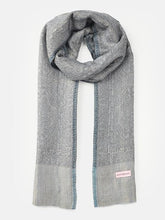 Lustrous Paisley Wool Blend Shawl for Women